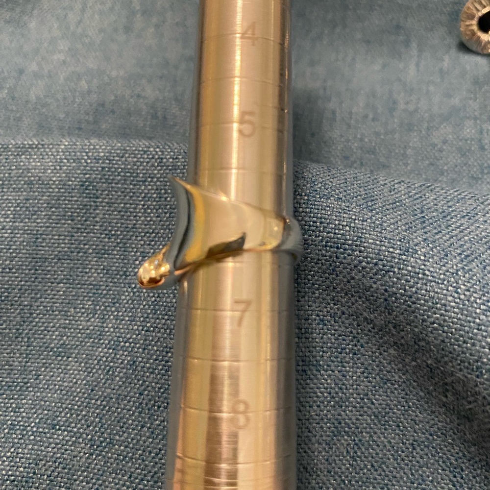 925 Silver Wave Ring - image 5